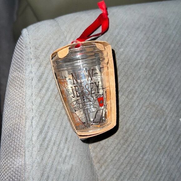STARBUCKS BEEN THERE SERIES - NEW JERSEY - 2021 GLASS ORNAMENT - HTF! RARE - Picture 6 of 8